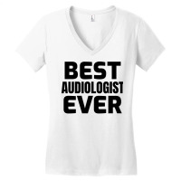 Best Audiologist Ever Yellow Women's V-neck T-shirt | Artistshot