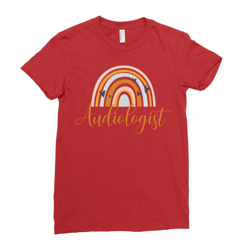 Cute Audiology Audiologist Stars Ladies Fitted T-Shirt by kakukkfuseiv | Artistshot