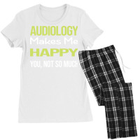 Funny Happy Audiology Audiologist Boy Women's Pajamas Set | Artistshot