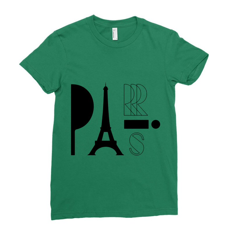 Paris Ladies Fitted T-Shirt by porkudus | Artistshot