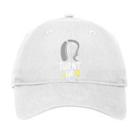 Deaf Awareness Turnt Up Travel Adjustable Cap | Artistshot