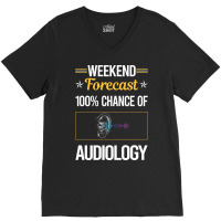 Funny Weekend Audiology Audiologist 80s V-neck Tee | Artistshot