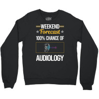 Funny Weekend Audiology Audiologist 80s Crewneck Sweatshirt | Artistshot