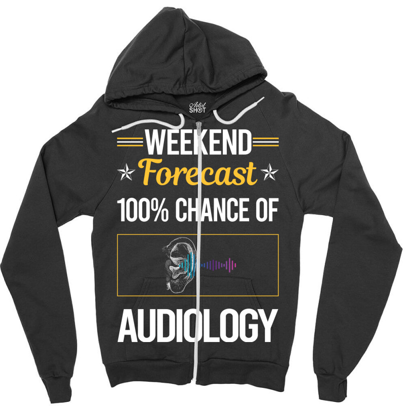 Funny Weekend Audiology Audiologist 80s Zipper Hoodie by prioreleijer9 | Artistshot