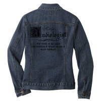 Medieval Master Audiologist 80s Ladies Denim Jacket | Artistshot