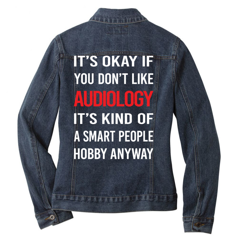 Smart People Hob Hipster Ladies Denim Jacket by canudohidejip | Artistshot