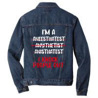 Anesthesiologist Anaesthetist Anaesthesiologist An Men Denim Jacket | Artistshot