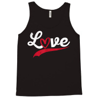 Love Typography Hearts Valentine's Day Lover Roman Tank Top | Artistshot