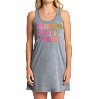 Awesome And Funny Running On Coffee And Audiology Tank Dress | Artistshot