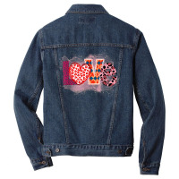 Love Valentine Graphic Design Casual T Shirt Men Denim Jacket | Artistshot