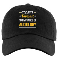 Today Forecast Audiology Audiologist Aesthetic Kids Cap | Artistshot