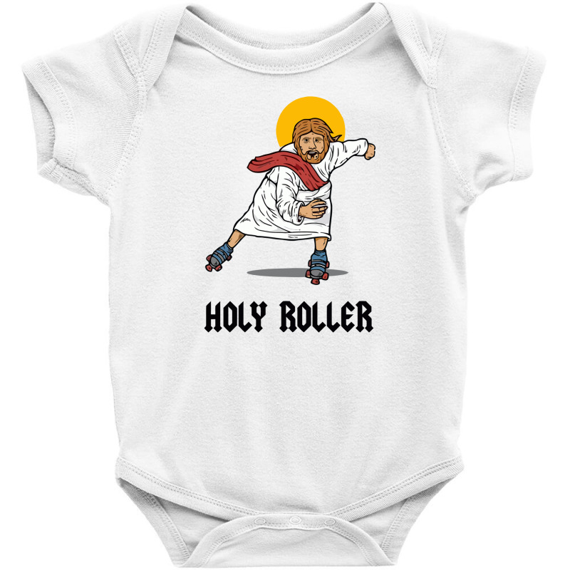 Holy Roller Baby Bodysuit | Artistshot