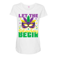 Let The Debauchery Begin Funny Adult Mardi Gras Pa Maternity Scoop Neck T-shirt | Artistshot