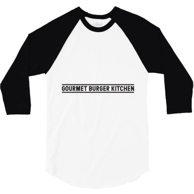 Gourmet Burger Kitchen 3/4 Sleeve Shirt Designed By Temzy