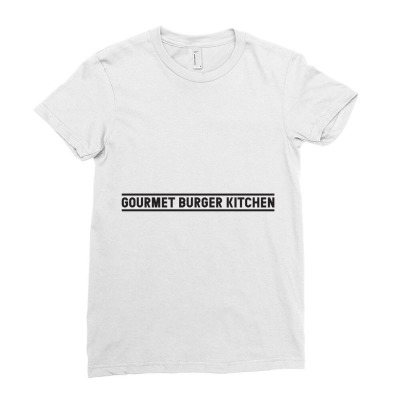Gourmet Burger Kitchen Ladies Fitted T-shirt Designed By Temzy