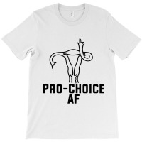 Pro Choice Af Uterus Middle Finger  Fitted T-shirt | Artistshot