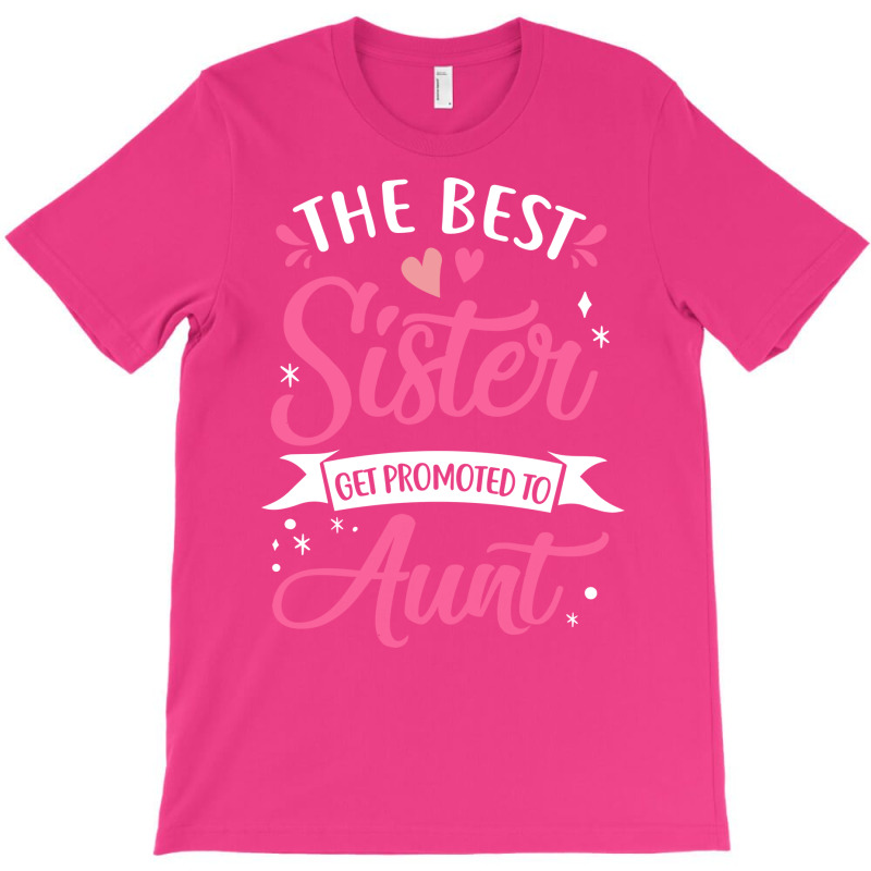 Best Aunt Future Promoted To Aunt To Be Auntie Mot T-shirt | Artistshot