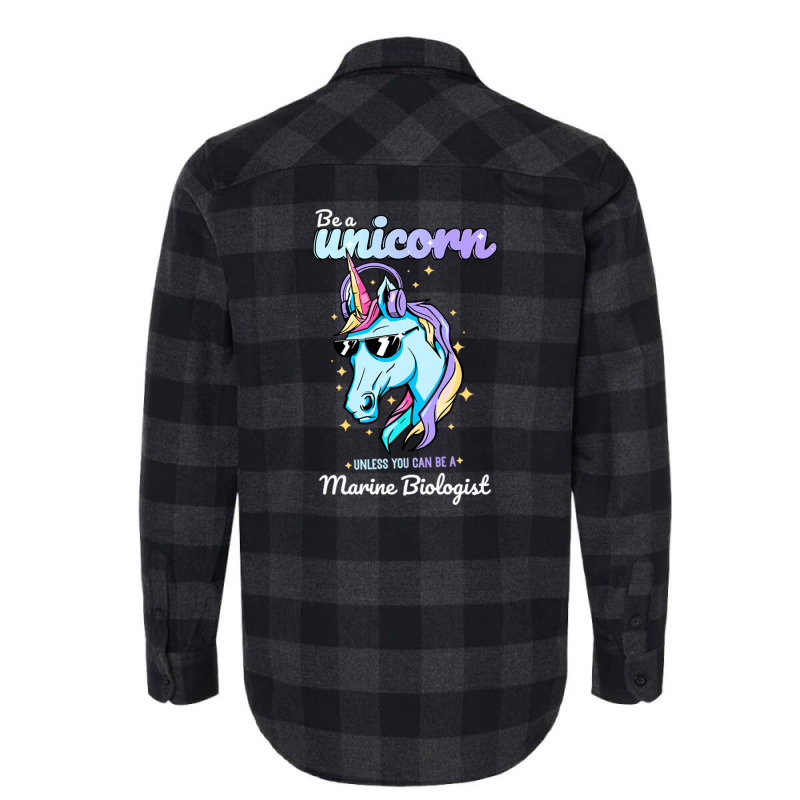 Marine Biologist Unicorn Flannel Shirt by DonoArt | Artistshot