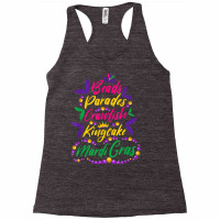 Beads Parades Crawfish Kingcake Mardi Gras Party N Racerback Tank | Artistshot