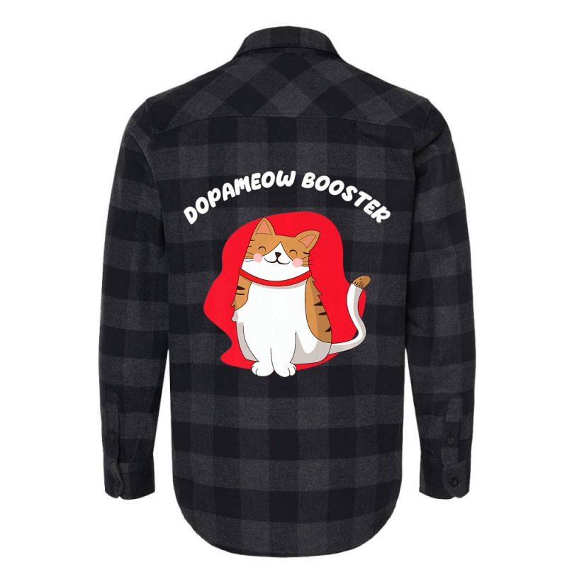 Dopameow Booster Cute Cat For Cats Lovers Flannel Shirt by spannmargarettrgy | Artistshot