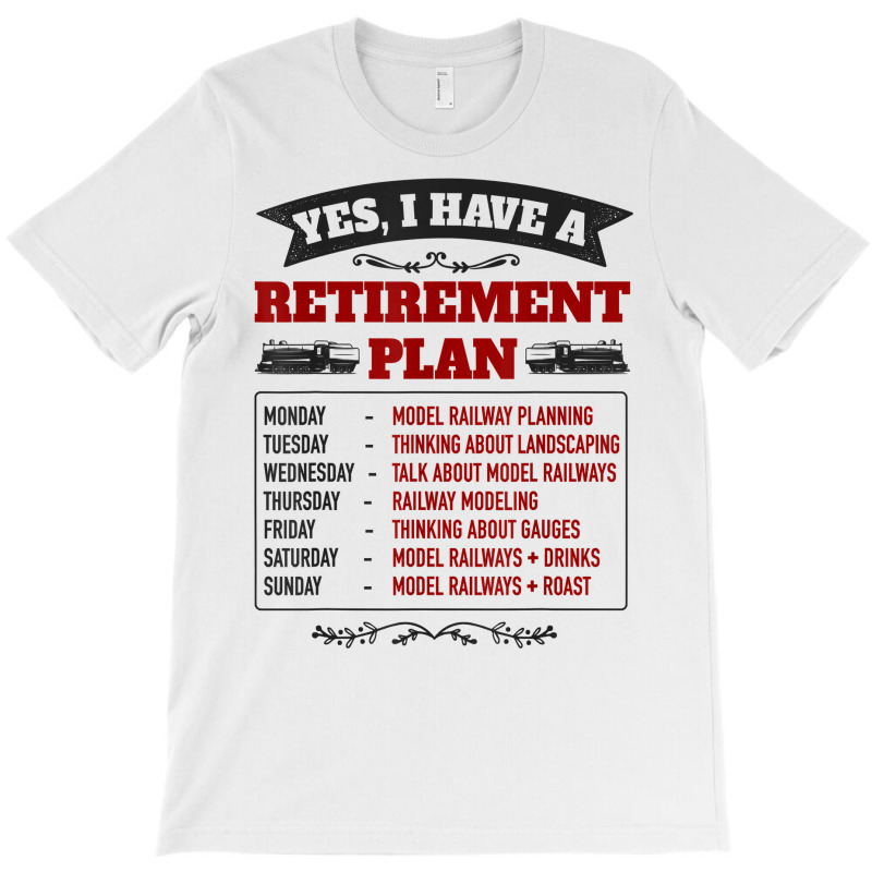 Model Railway Retirement Idea For Men & Railway Mo T-shirt | Artistshot