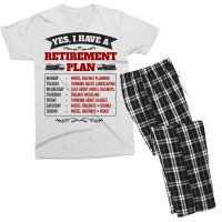 Model Railway Retirement Idea For Men & Railway Mo Men's T-shirt Pajama Set | Artistshot