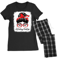 Dietary Aide Bleached Messy Bun Appreciation Day F Women's Pajamas Set | Artistshot