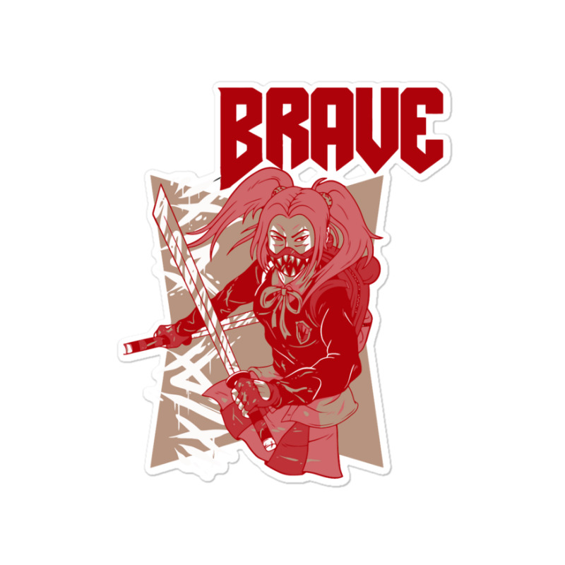 Brave Sticker | Artistshot