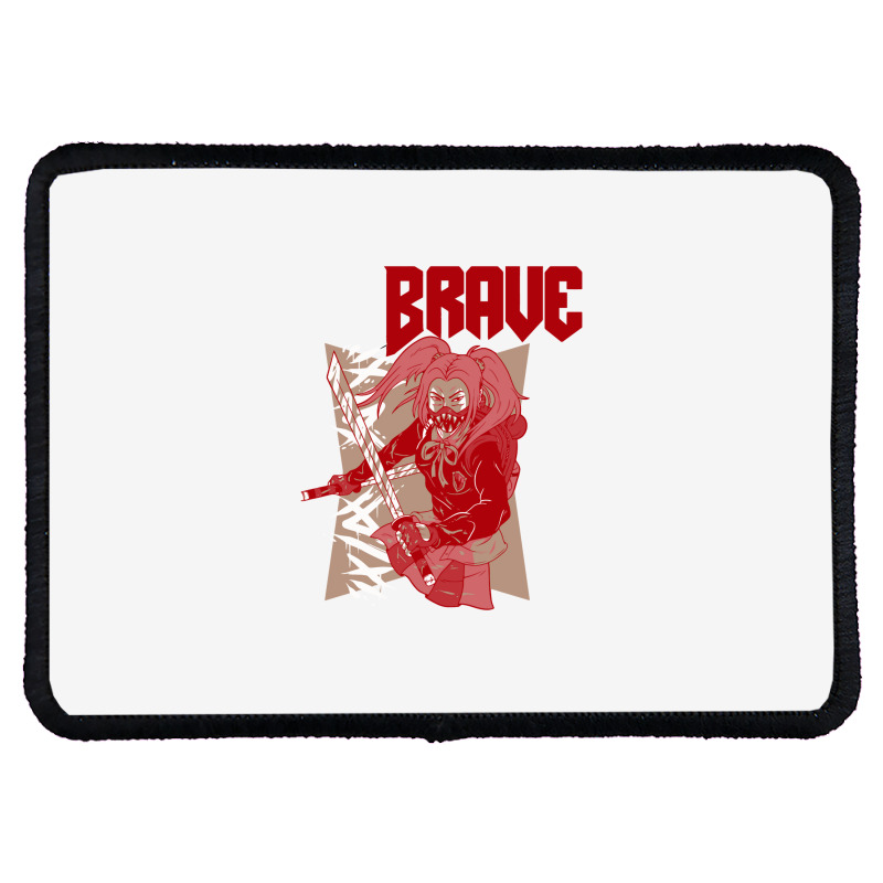 Brave Rectangle Patch | Artistshot