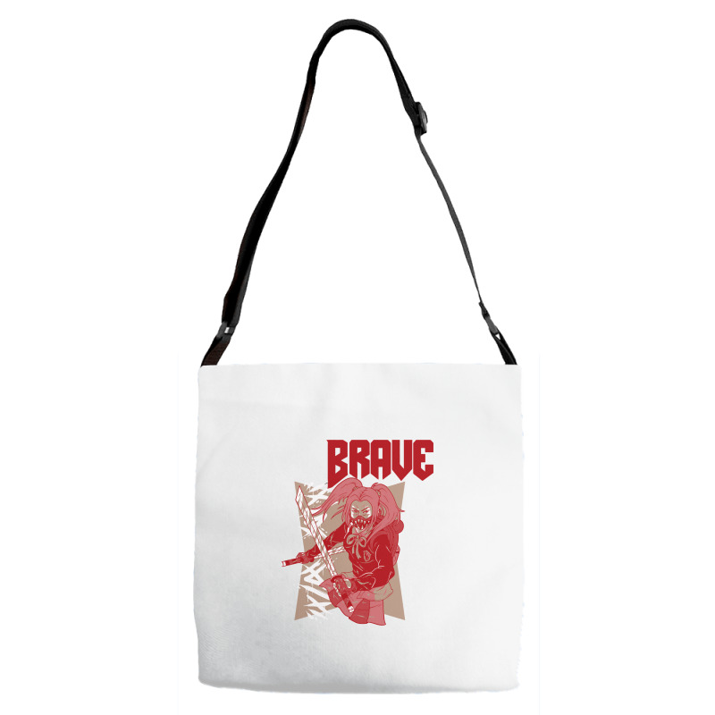 Brave Adjustable Strap Totes | Artistshot