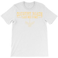 Country Roads Guitar T Shirt John Denver Inspired T-shirt | Artistshot