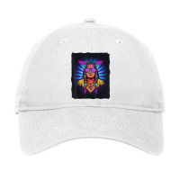 Native American Indian With Sunglasses T Shirt Adjustable Cap | Artistshot