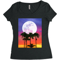 Hot Trend Gradient Sky Glow. Women's Triblend Scoop T-shirt | Artistshot