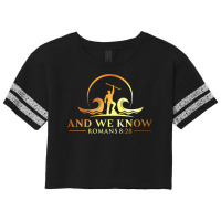 And We Know Romans 828, Bible Verse Christian Cost Scorecard Crop Tee | Artistshot