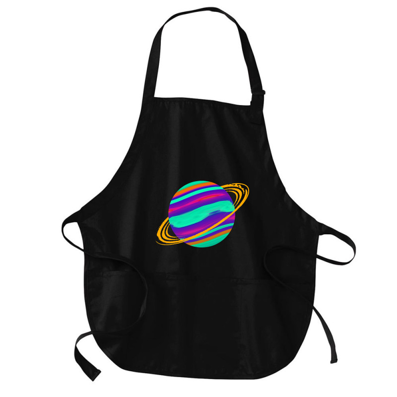 Trending Colorful Planet Medium-length Apron | Artistshot