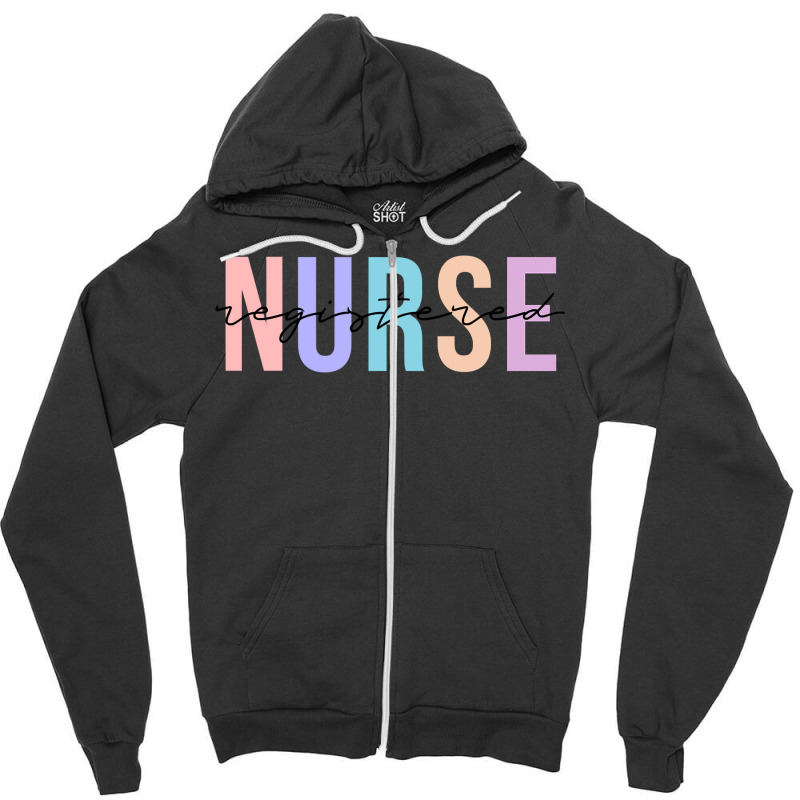 Registered Nurse Rn Emergency Room Nurse Sweatshir Zipper Hoodie | Artistshot