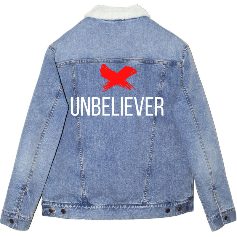 Ex Unbeliever Aesthetic Unisex Sherpa-lined Denim Jacket | Artistshot