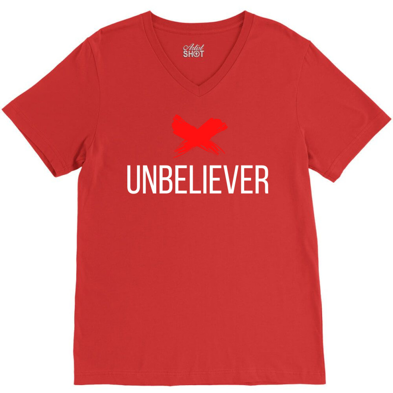 Ex Unbeliever Aesthetic V-neck Tee | Artistshot