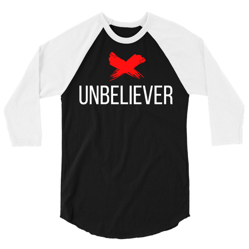 Ex Unbeliever Aesthetic 3/4 Sleeve Shirt | Artistshot