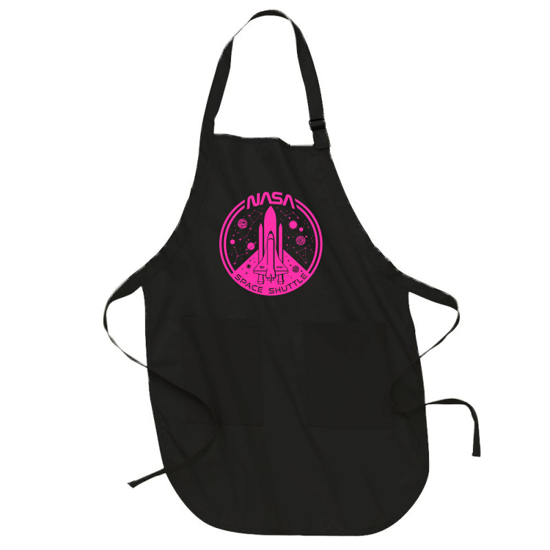 Space Shuttle Hot Pink Emblem Aesthetic Full-length Apron | Artistshot