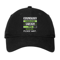 Funny Sarcasm Cosmology Red Adjustable Cap | Artistshot