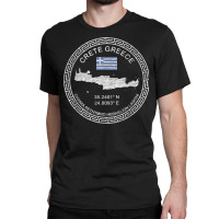 Crete Greece Chania Heraklion Rethymno Lasithi Vin Classic T-shirt | Artistshot