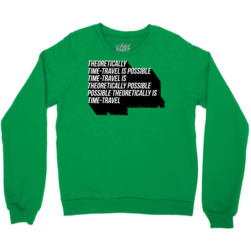 Timetravel Theory 70s Crewneck Sweatshirt by birongauncew | Artistshot