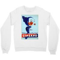 Cinzano   Vintage Print Crewneck Sweatshirt | Artistshot