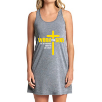 Work For God The Retirement Benefits Are Great Tank Dress | Artistshot