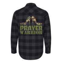 Womens Camo Heels Prayer Warrior Faith God Jesus C Flannel Shirt | Artistshot