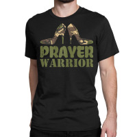 Womens Camo Heels Prayer Warrior Faith God Jesus C Classic T-shirt | Artistshot