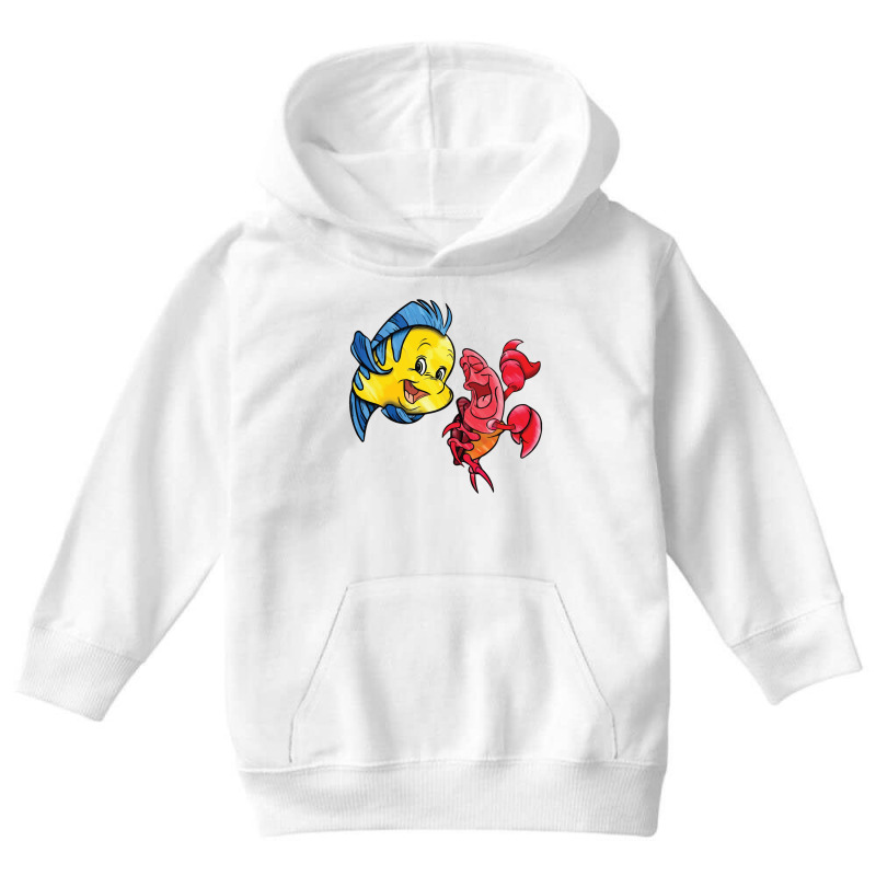 Flounder And Sebastian Youth Hoodie | Artistshot