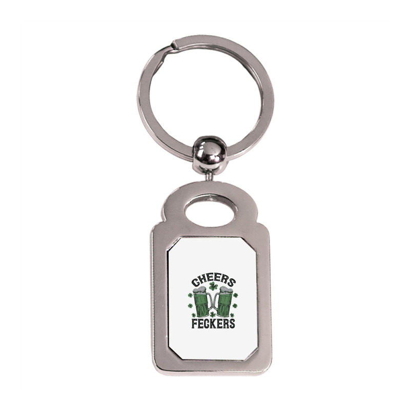 St Patrick's Day Shirt, St Patrick's Day Shirt Silver Rectangle Keychain | Artistshot