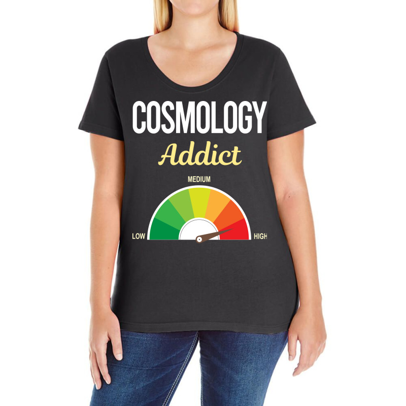 Funny Addict Cosmology Yellow Ladies Curvy T-Shirt by betheysoyars2 | Artistshot